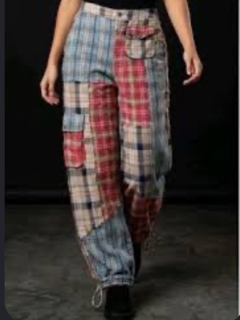 Oli and Hali Patchwork Pants Small